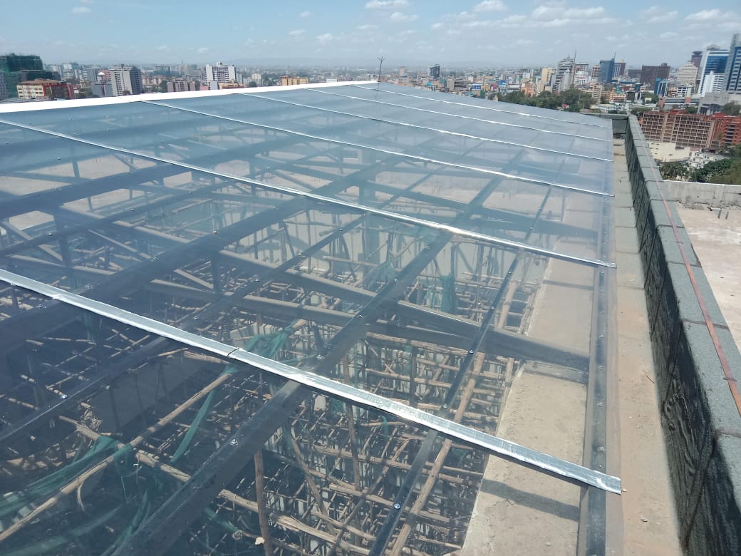 polycarbonate skylight roof