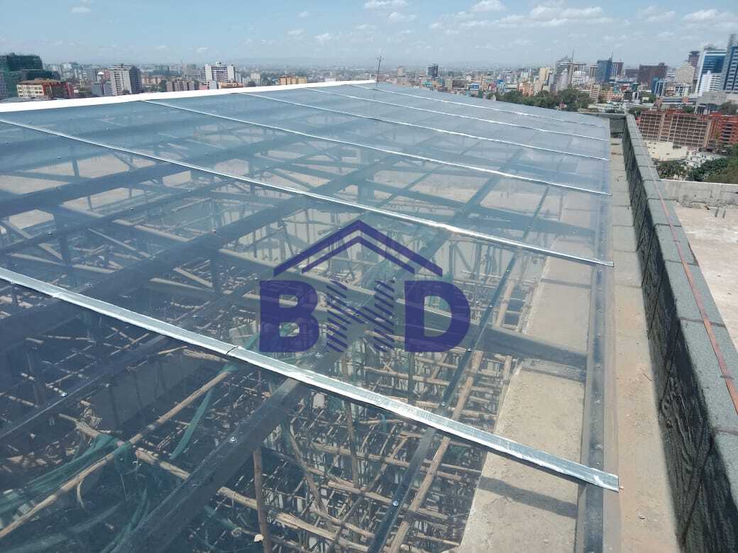 polycarbonate skylight roof